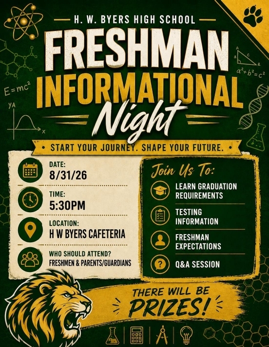 Freshman Informational Night 8.31.26