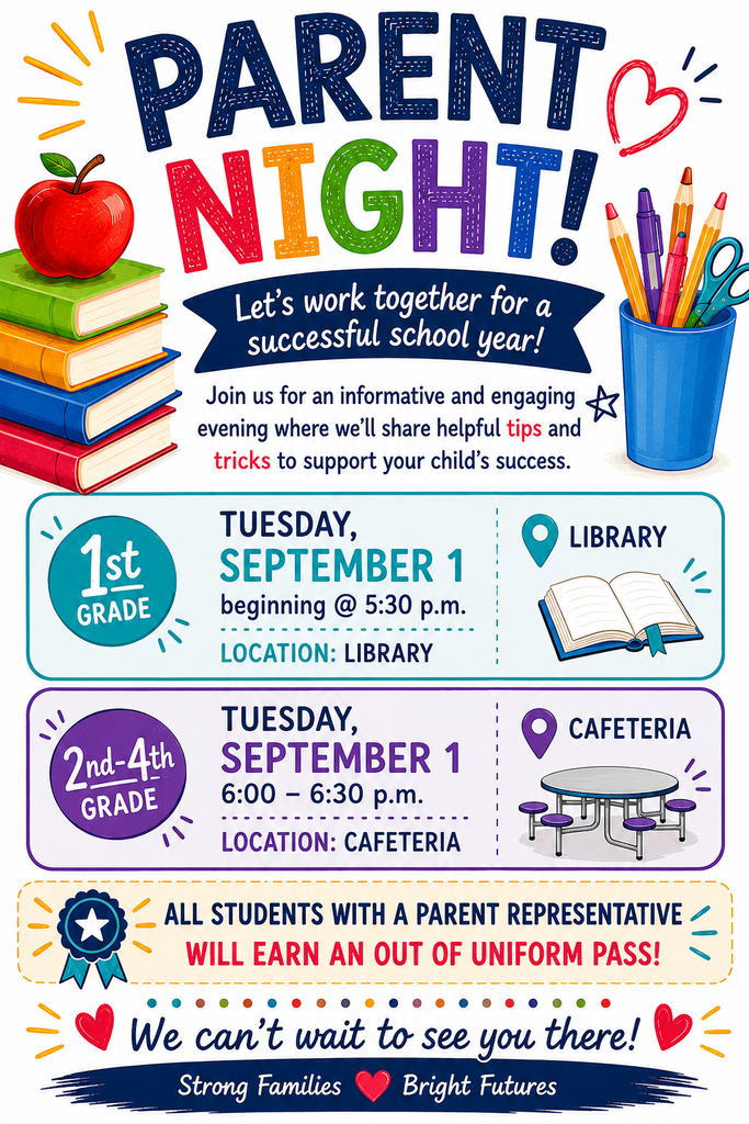 Parent Night Schedule