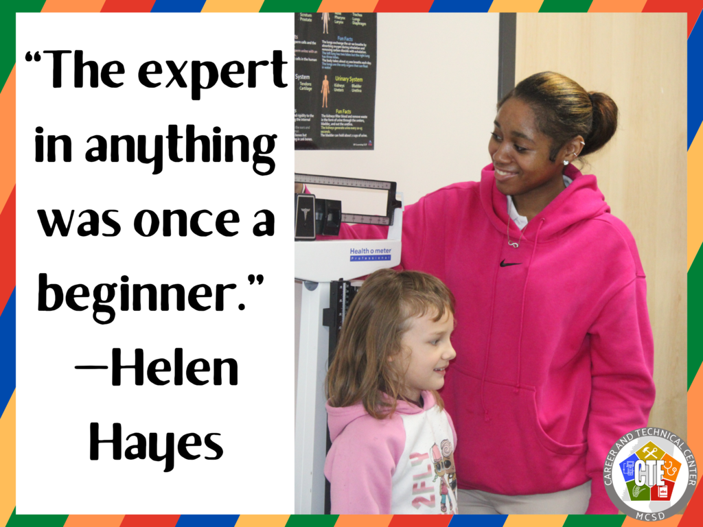 The expert in anything was once a beginner. -Helen Hayes