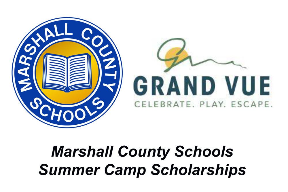 Marshall County Schools and Grand Vue Park logos