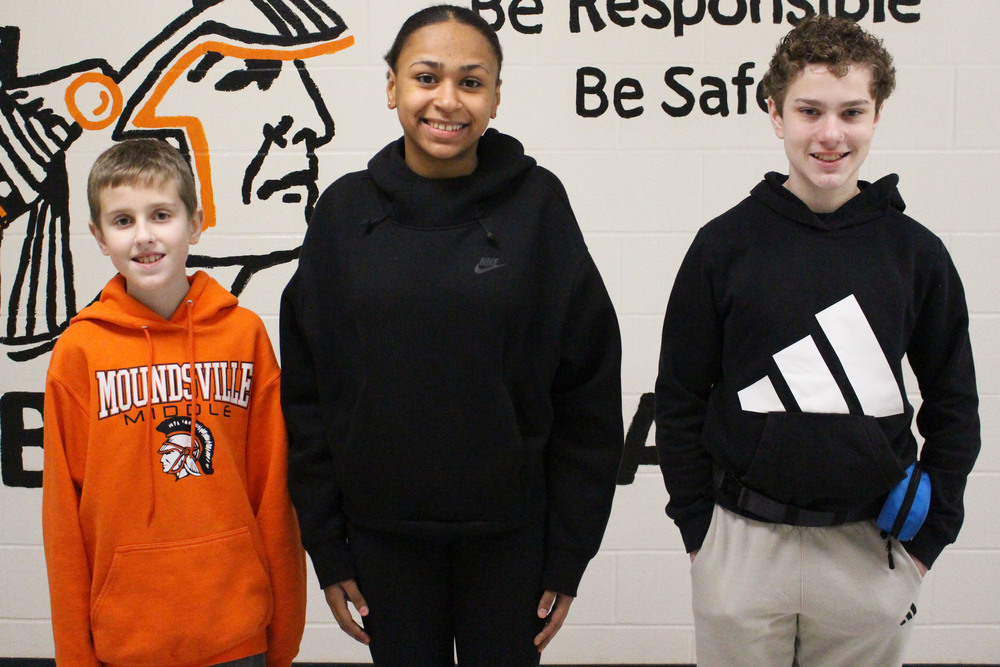 Pictured above from left: Frank Terlosky, Javeriah Allen and Tobin McGuire.