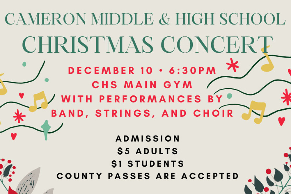 Cameron Middle & High School Christmas Concert