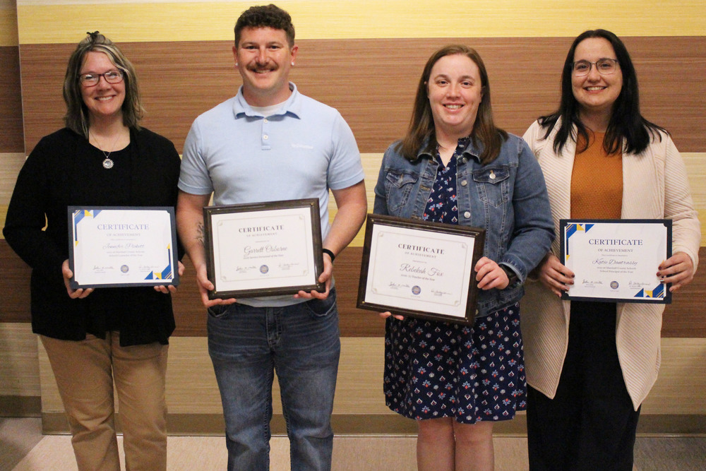 Pictured from left: Jennifer Pickett, Garrett Osbourne, Rebekah Fox and Katie Dantrassy.