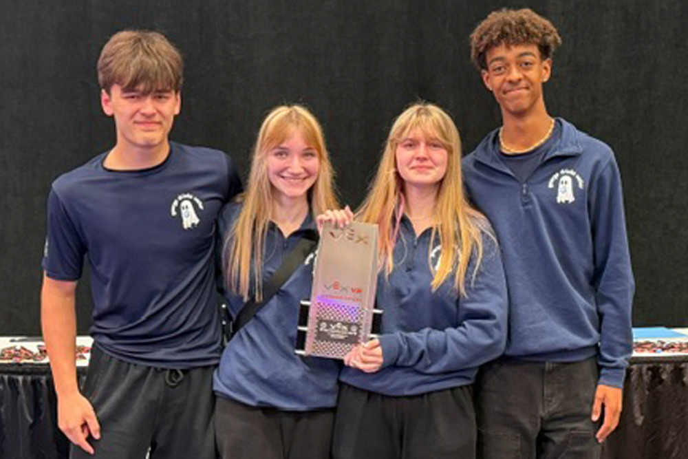 Pictured from left: Knox Wilson, Sophie Cunningham, Lilly Bergan and Narada Braun.
