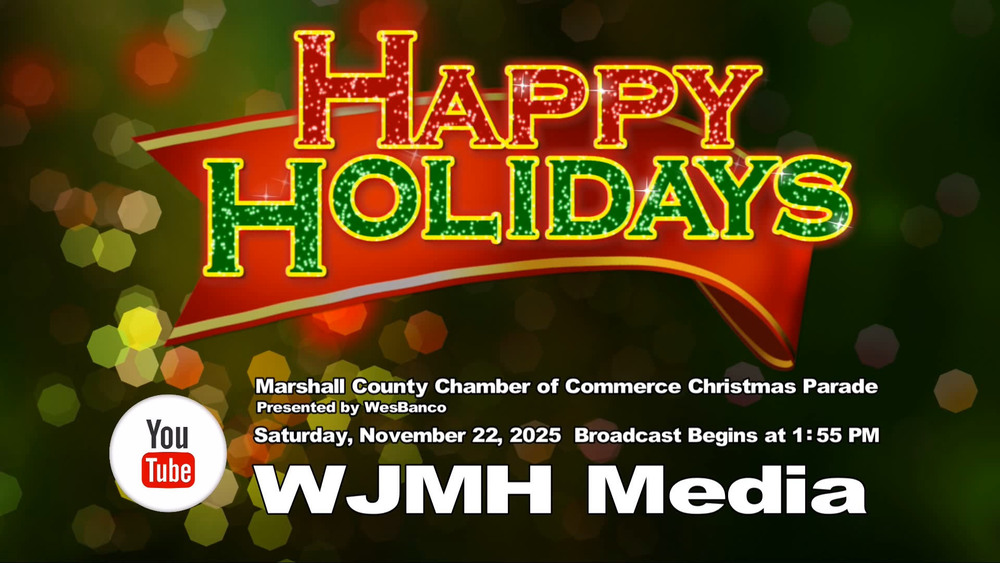 Happy Holidays from WJMH Media. Parade broadcast begins at 1:55 pm.