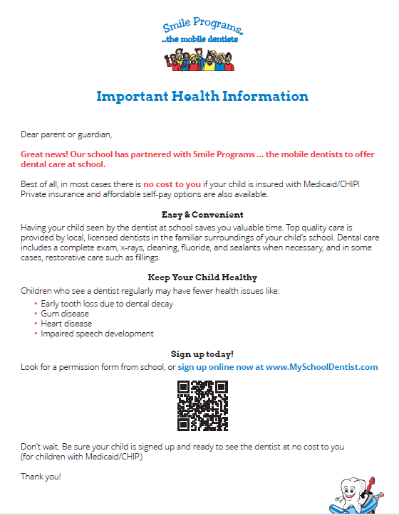 Oct. 26  Mobile dental Clinic