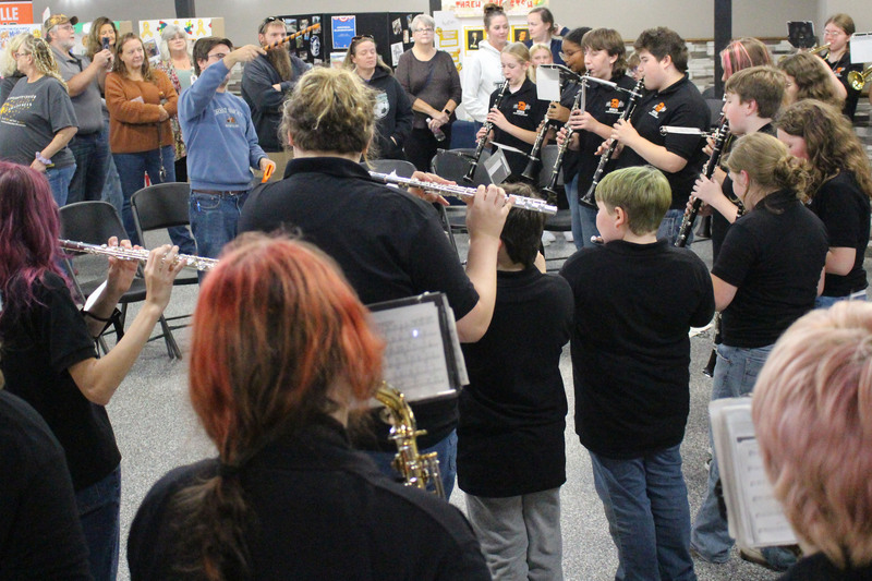 Students at the MCS LSIC Showcase