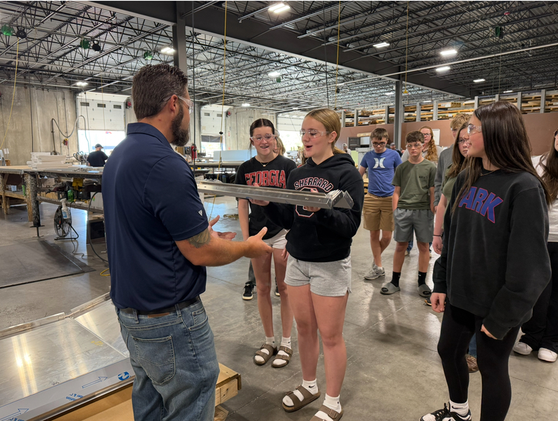 Students at East Coast Metals