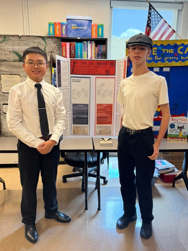 John Marshall Students Presenting their Project