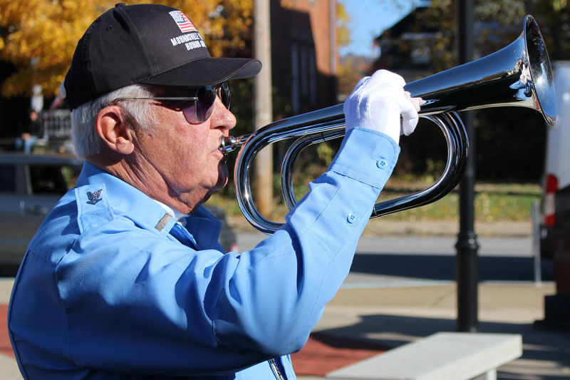 Central Elementary School's Veterans Day program at the Marshall County Courthouse.