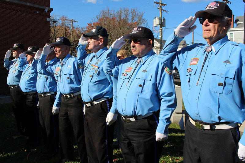 Central Elementary School's Veterans Day program at the Marshall County Courthouse.