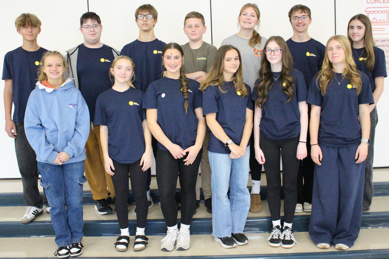 Moundsville Middle School students who competed at the Mountain State Innovators Summit
