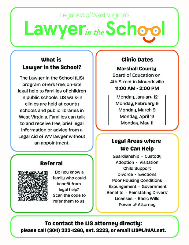 Lawyer in School flyer