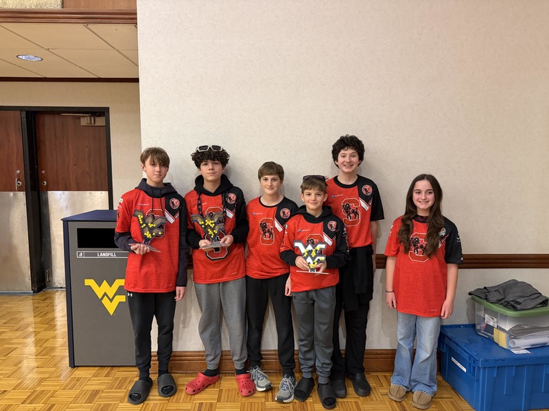 Students’ Robots Clash at VEX WVU Tourney