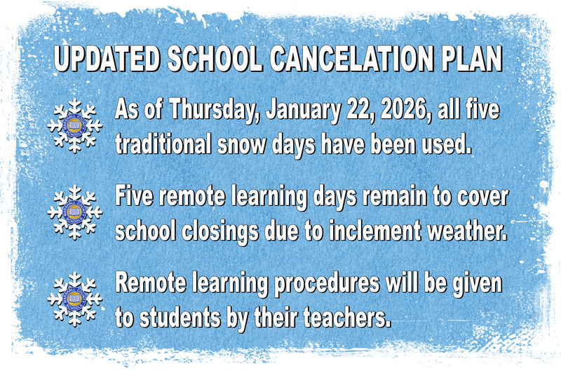 UPDATED SCHOOL CANCELATION PLAN