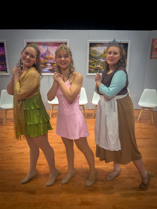 Pond Princess (Sadi Willis), Sleeping Beauty (Ella Games), and Cinderella (Gracey Tennant) are all wishing for their own happily ever after… if such a thing even exists. 