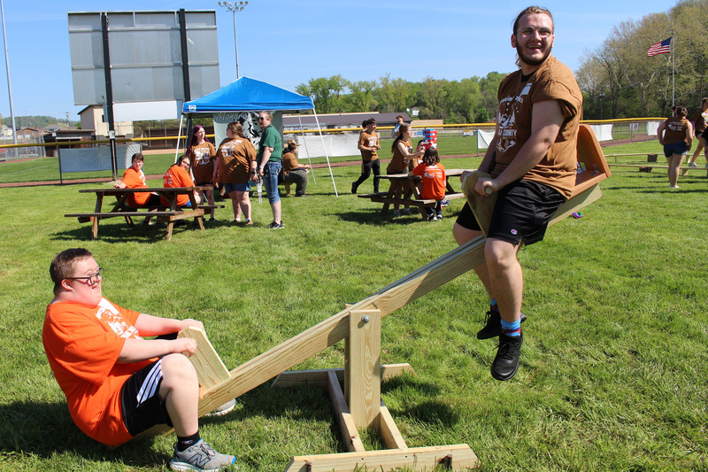 Marshall County Special Olympics Track& Field events.