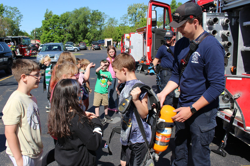 McNinch Primary Students Explore First Responder Equipment