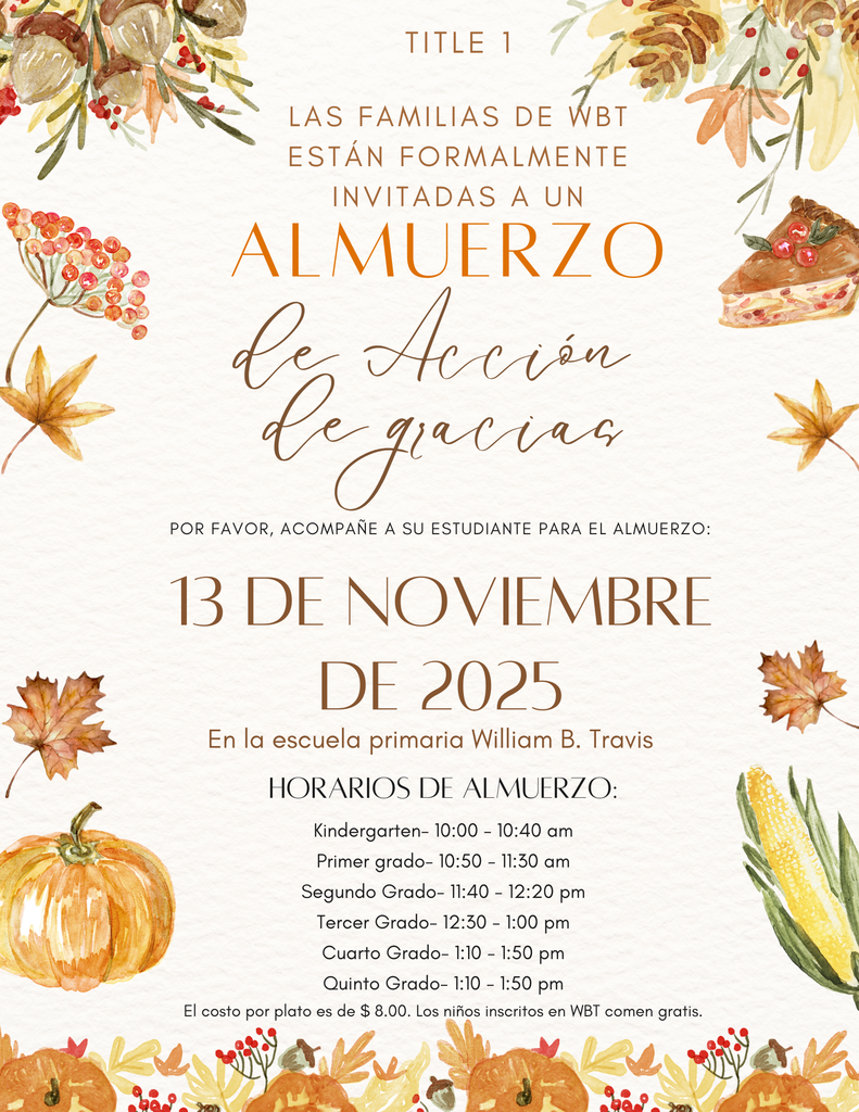 Thanksgiving Spanish