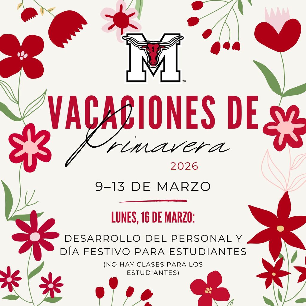 Spring Break Flyer 2026 Spanish