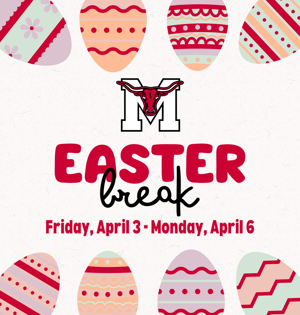 Marshall ISD Easter Break: April 3-April 6
