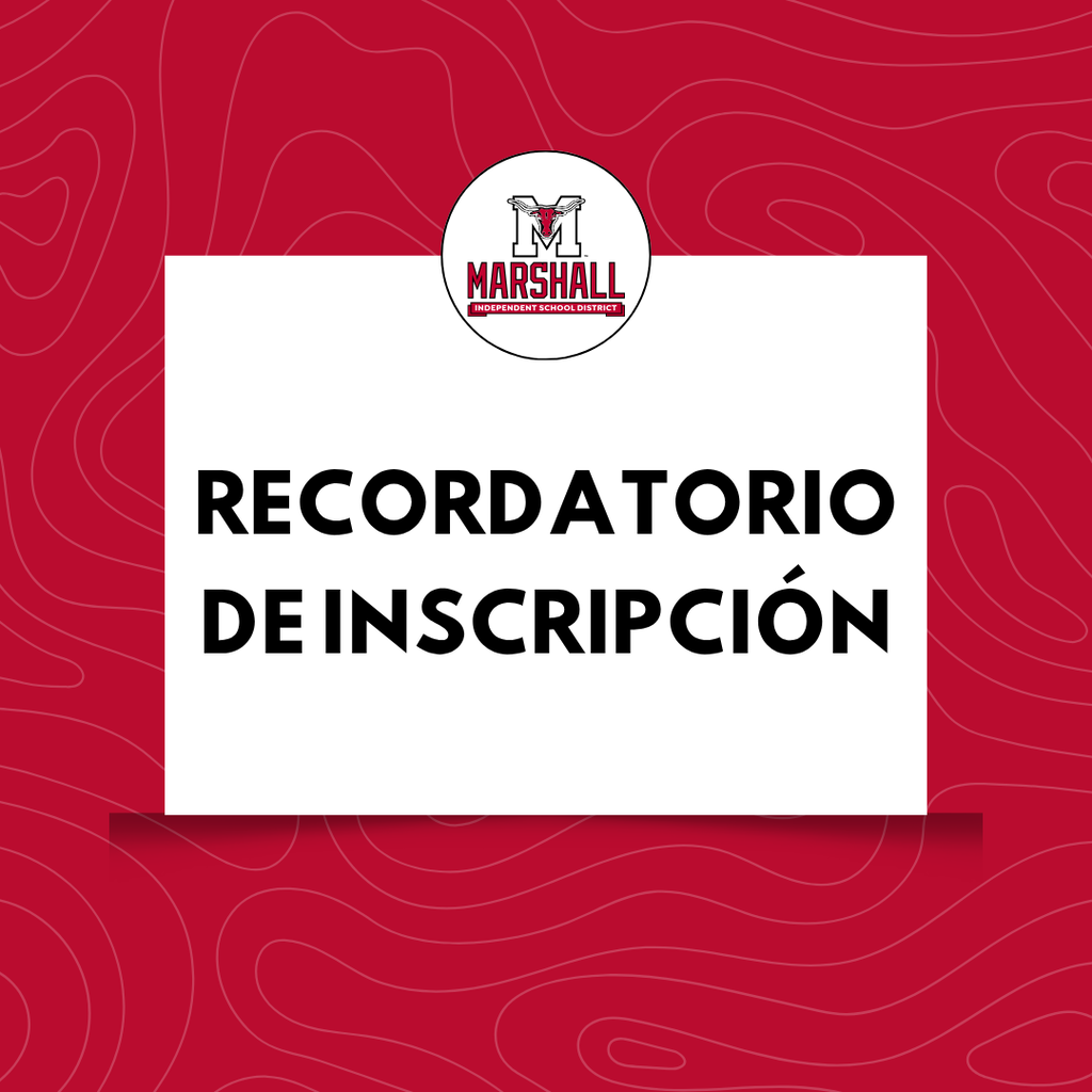Recordatorio De Inscripcion