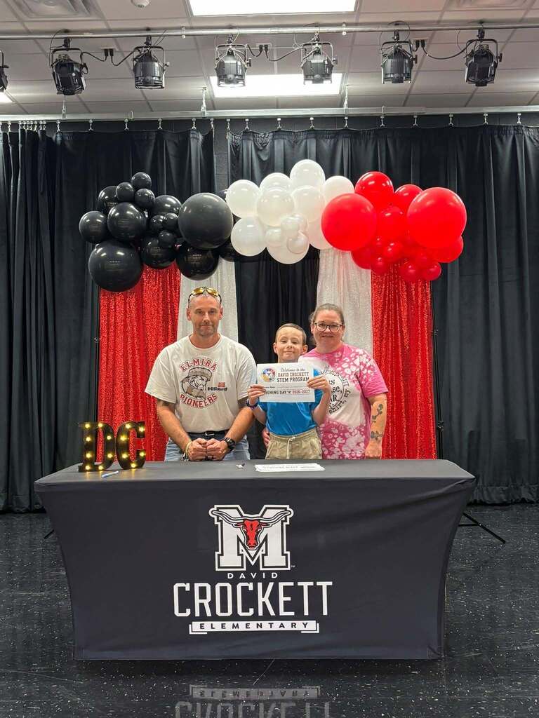 David Crockett Elementary and STEM Program Signing Day 2026