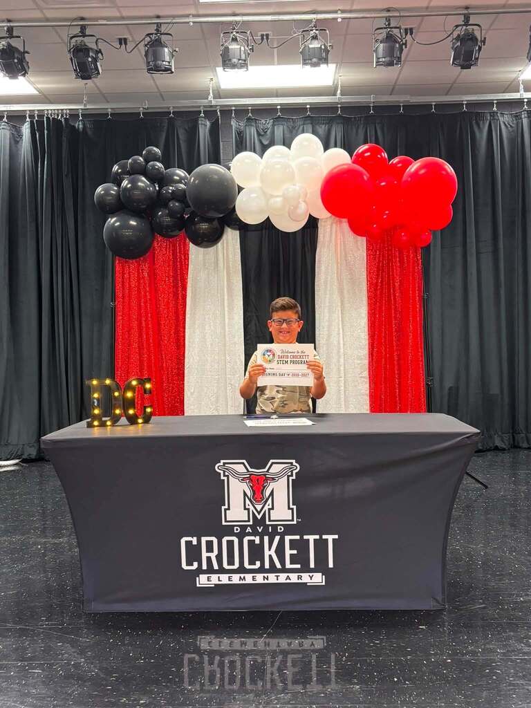 David Crockett Elementary and STEM Program Signing Day 2026