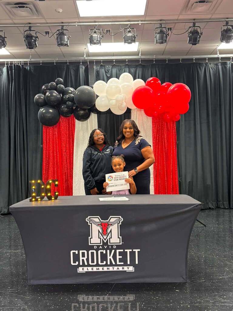 David Crockett Elementary and STEM Program Signing Day 2026