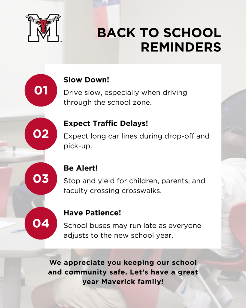 Back to School Reminders 2026