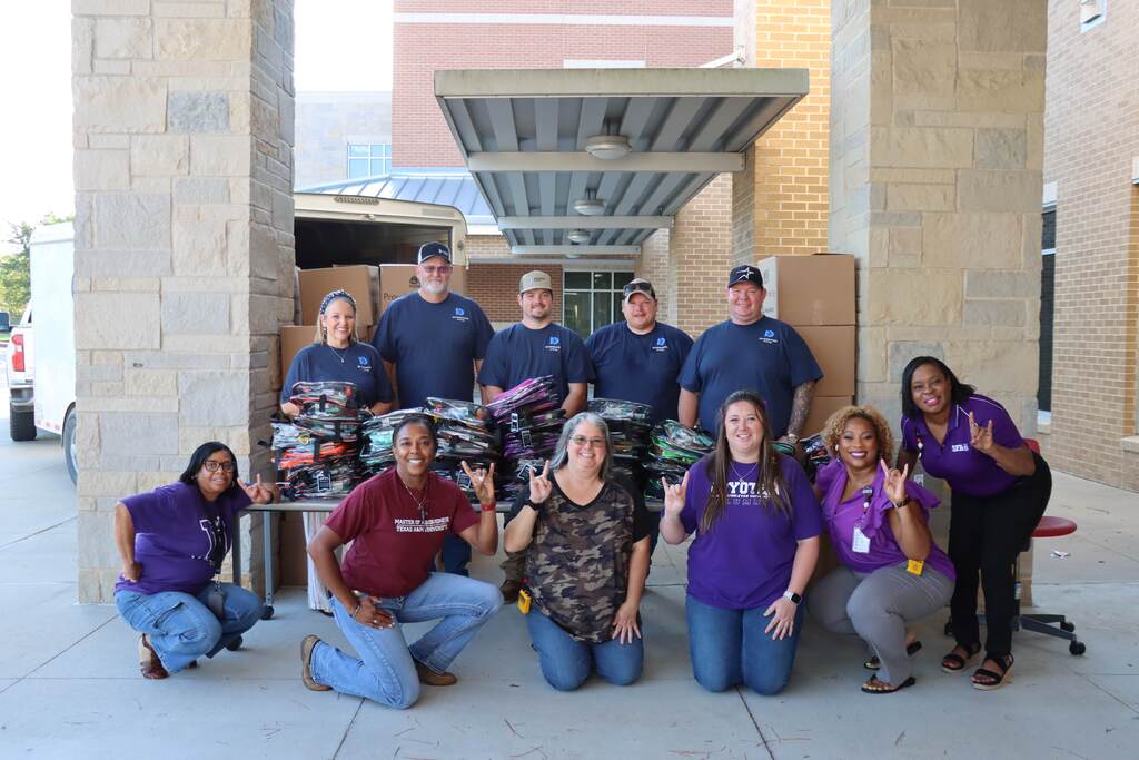 William B. Travis & Diversified Energy Backpack Donation