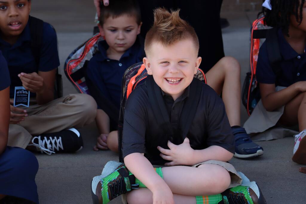 William B. Travis & Diversified Energy Backpack Donation