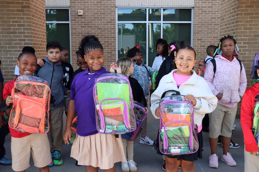 William B. Travis & Diversified Energy Backpack Donation