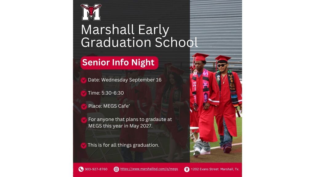 Senior Info Night Flyer