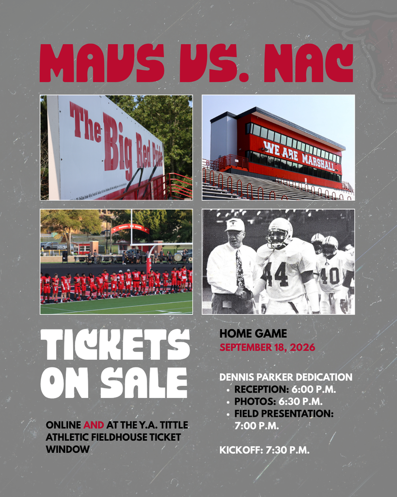 Football game tickets on sale! Coach Dennis Parker Dedication Reminders