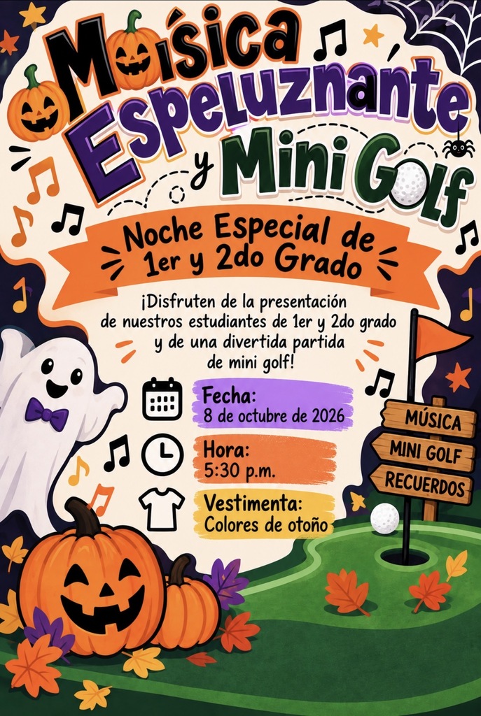 🎶⛳ SAVE THE DATE! 🎃🍂1