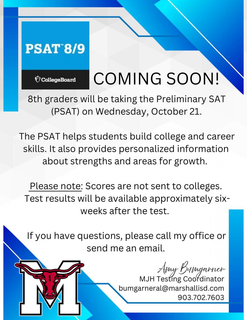 Eng- PSAT Flyer for October 21