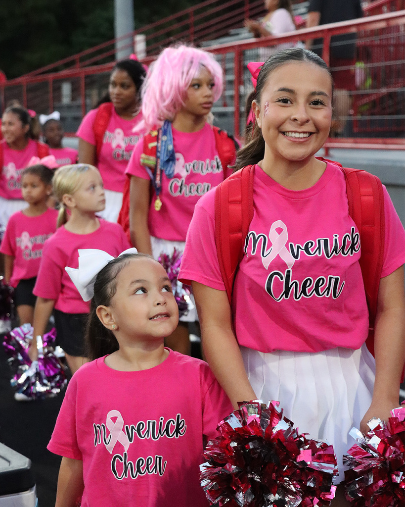 Reminiscing on our "Pink Out" Pep Rally and Home Game! 