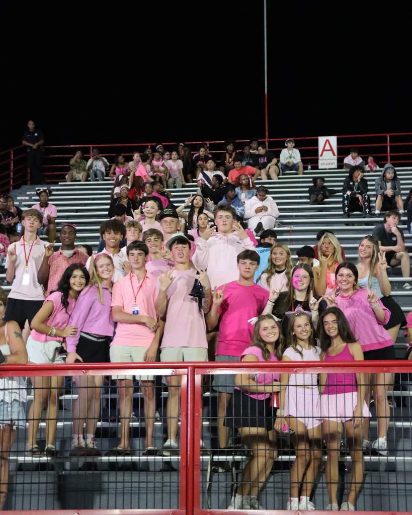 Reminiscing on our "Pink Out" Pep Rally and Home Game! 