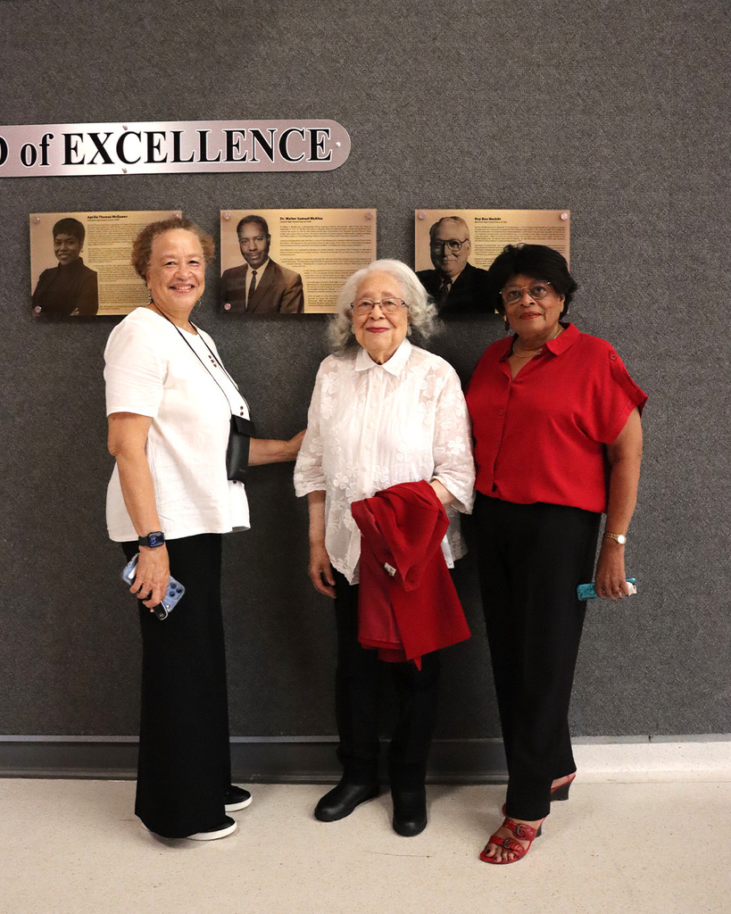 Relatives of Dr. Walter Samuel McAfee at the Alumni Award of Excellence Presentation
