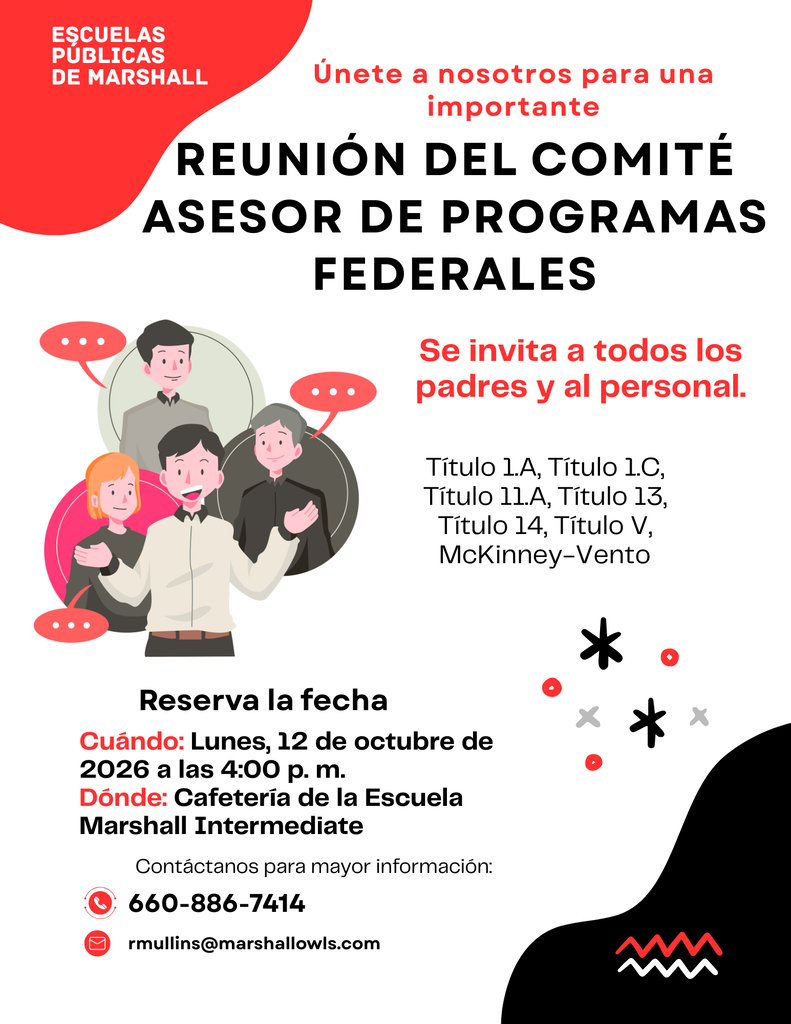 Federal Programs Advisory Committee meeting in spanish