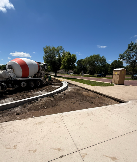 Parking Lot Construction Site