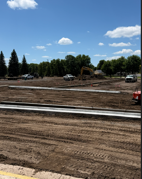 Parking Lot Construction Site