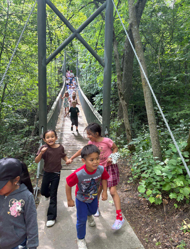 Group of kids outside