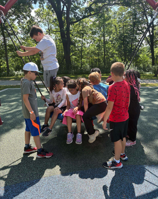Group of kids outside