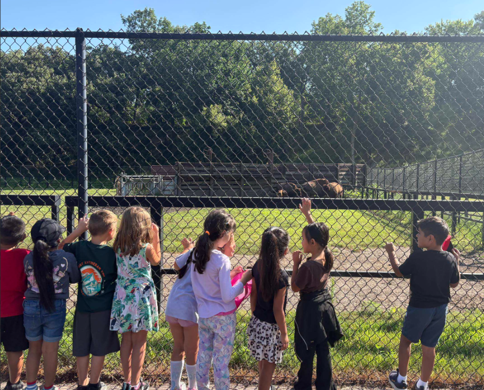 group of kids outside