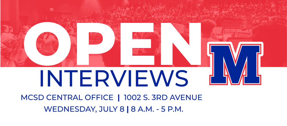 Open Interviews at 1002 South 3rd Avenue in Marshalltown Iowa. The event will be on Wednesday, July 8 from 8 a.m. to 5 p.m.