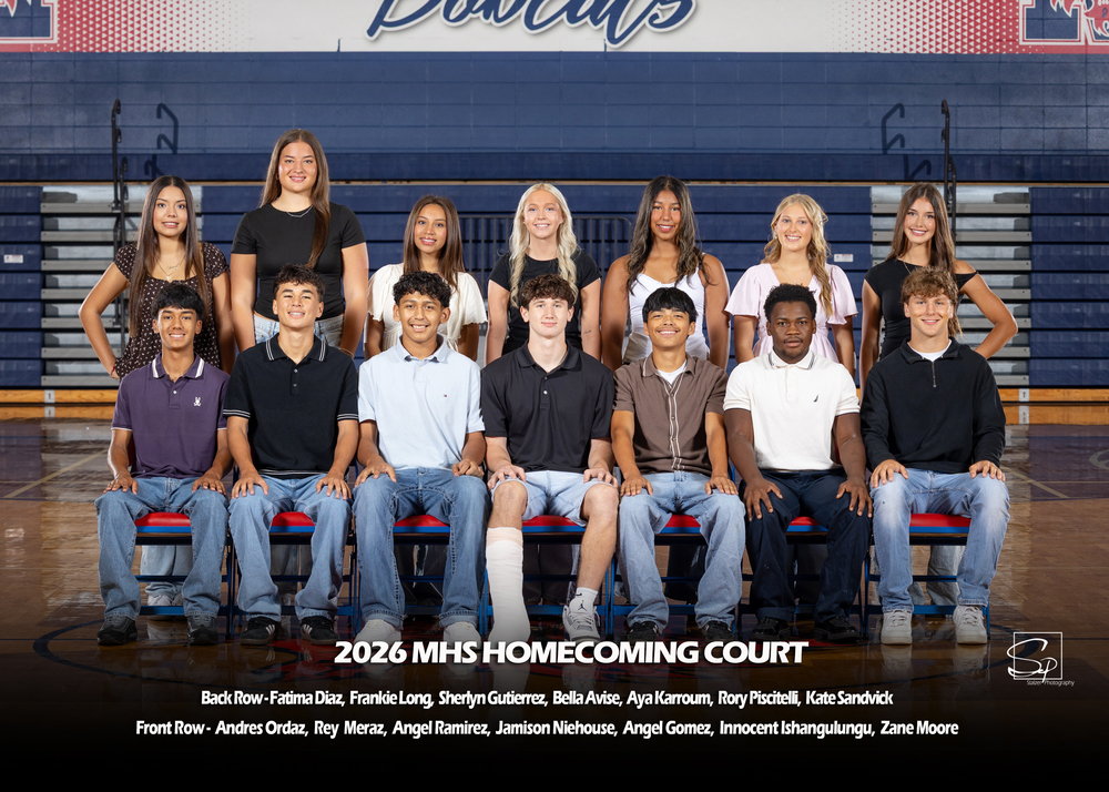 Marshalltown Homecoming Court 2026