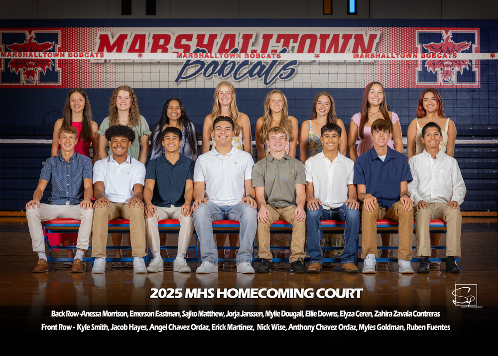 Marshalltown High School Homecoming Court 2025