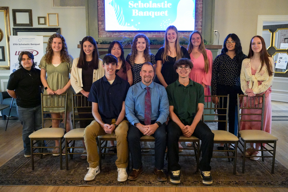 Marshalltown High School top five percent students for 2026